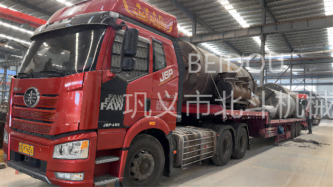 大型連續式稻殼91视频影院裝車即將發往江西地區